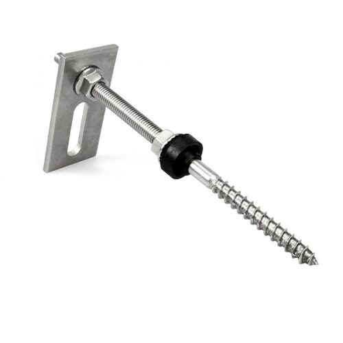 Suport de inox cu placa adaptoare pentru acoperis cu tabla