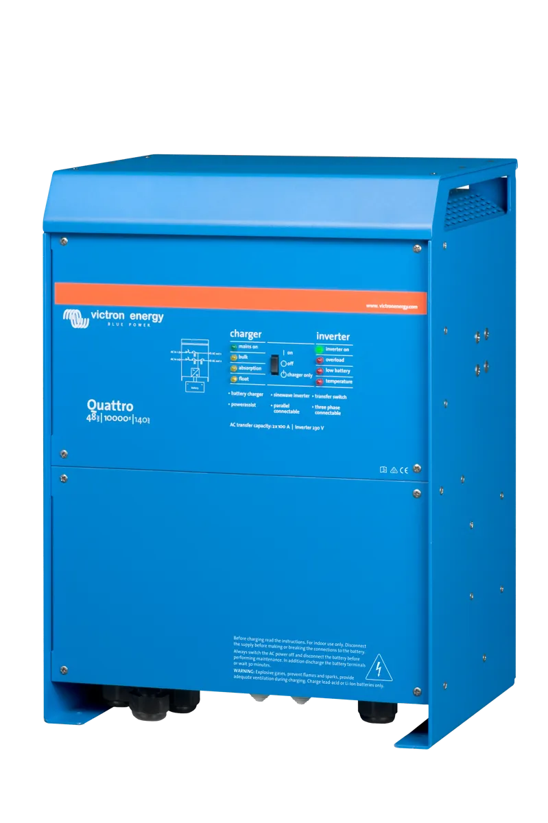 Invertor hibrid monofazat Victron Quattro 48/10000/140-100/100 bidirectional 10 kW