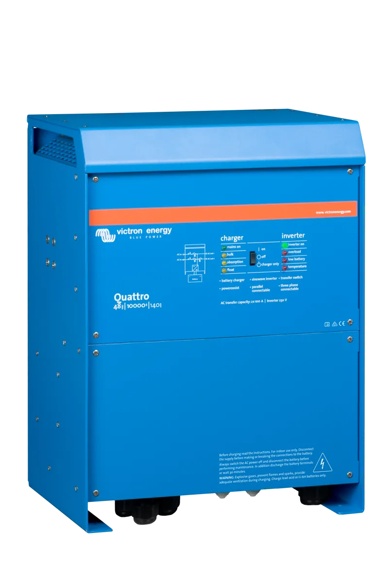 Invertor hibrid monofazat Victron Quattro 48/10000/140-100/100 bidirectional 10 kW