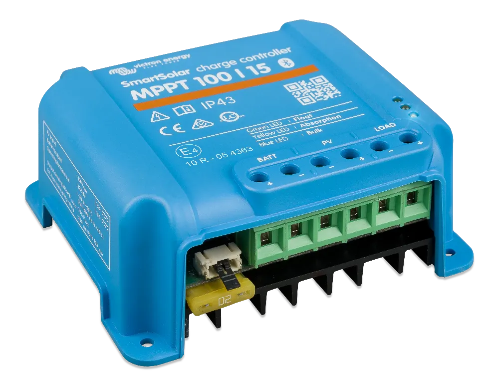 Controler solar Victron SmartSolar MPPT 12/24VDC 100/15 pentru incarcare acumulatori