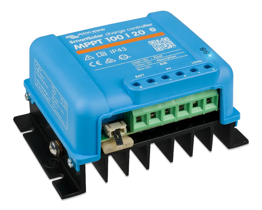 Controler solar Victron SmartSolar MPPT 12/24/48VDC 100/20 pentru incarcare acumulatori
