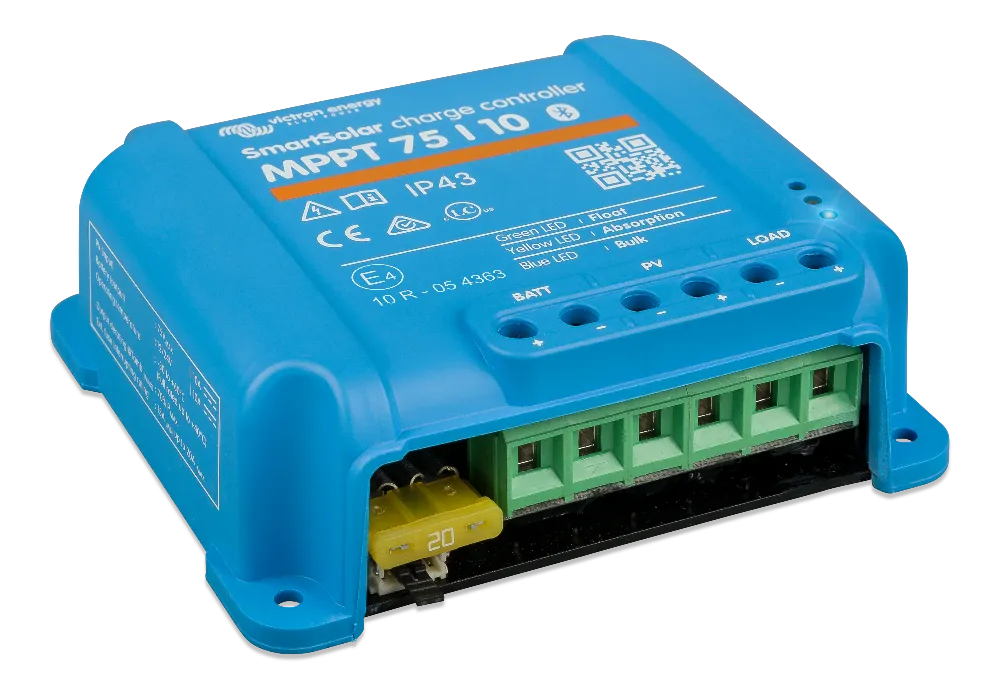 Controler solar Victron SmartSolar MPPT 12/24VDC 75/10 pentru incarcare acumulatori