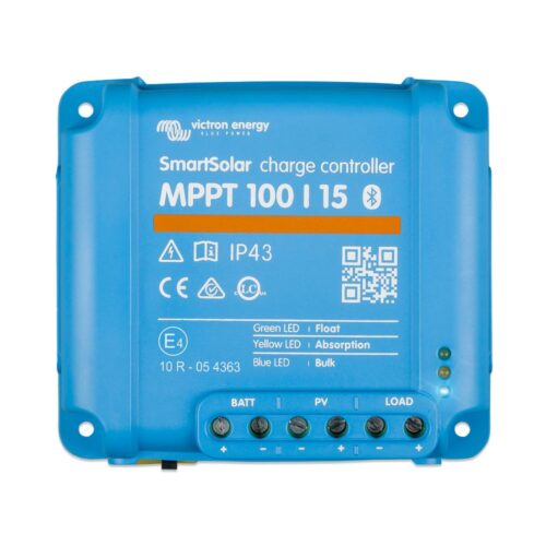 Controler solar Victron SmartSolar MPPT 12/24VDC 100/15 pentru incarcare acumulatori