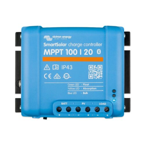 Controler solar Victron SmartSolar MPPT 12/24/48VDC 100/20 pentru incarcare acumulatori