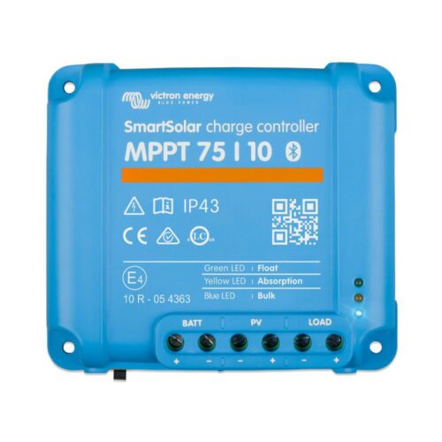 Controler solar Victron SmartSolar MPPT 12/24VDC 75/10 pentru incarcare acumulatori