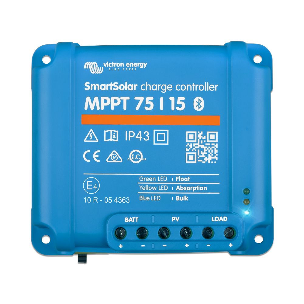 Controler solar Victron SmartSolar MPPT 12/24VDC 75/15 pentru incarcare acumulatori